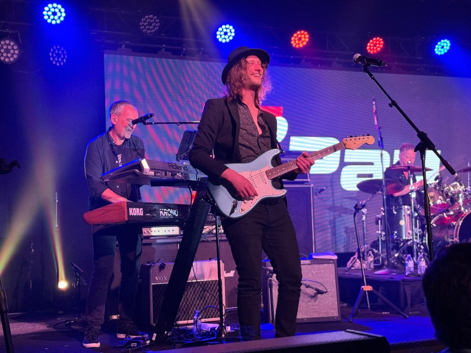 Live band on stage